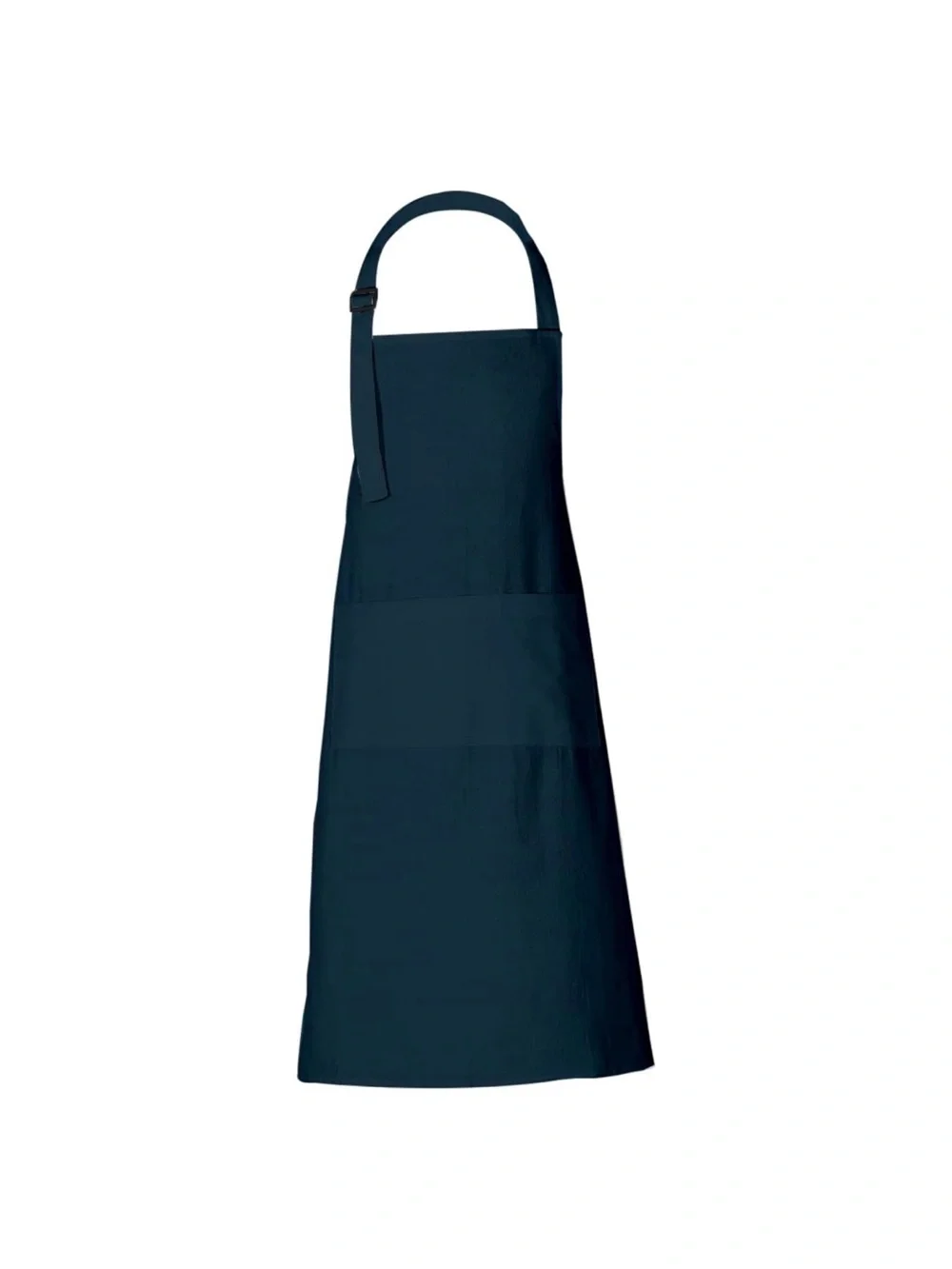Navy Blue Adjustable 100% Cotton Apron with 3 Pockets